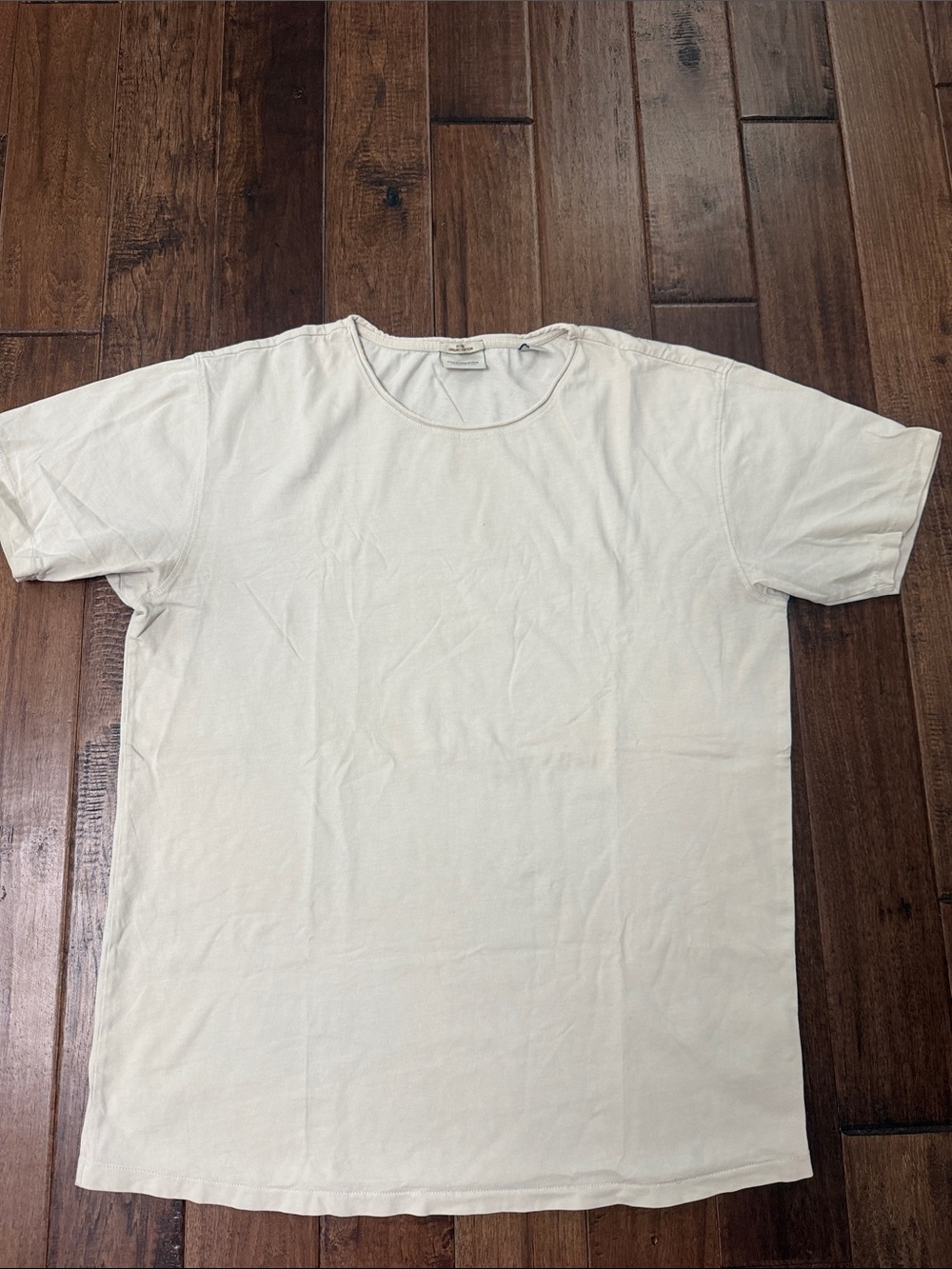 Scotch and Soda Men's Crewneck T-Shirt in Off-White